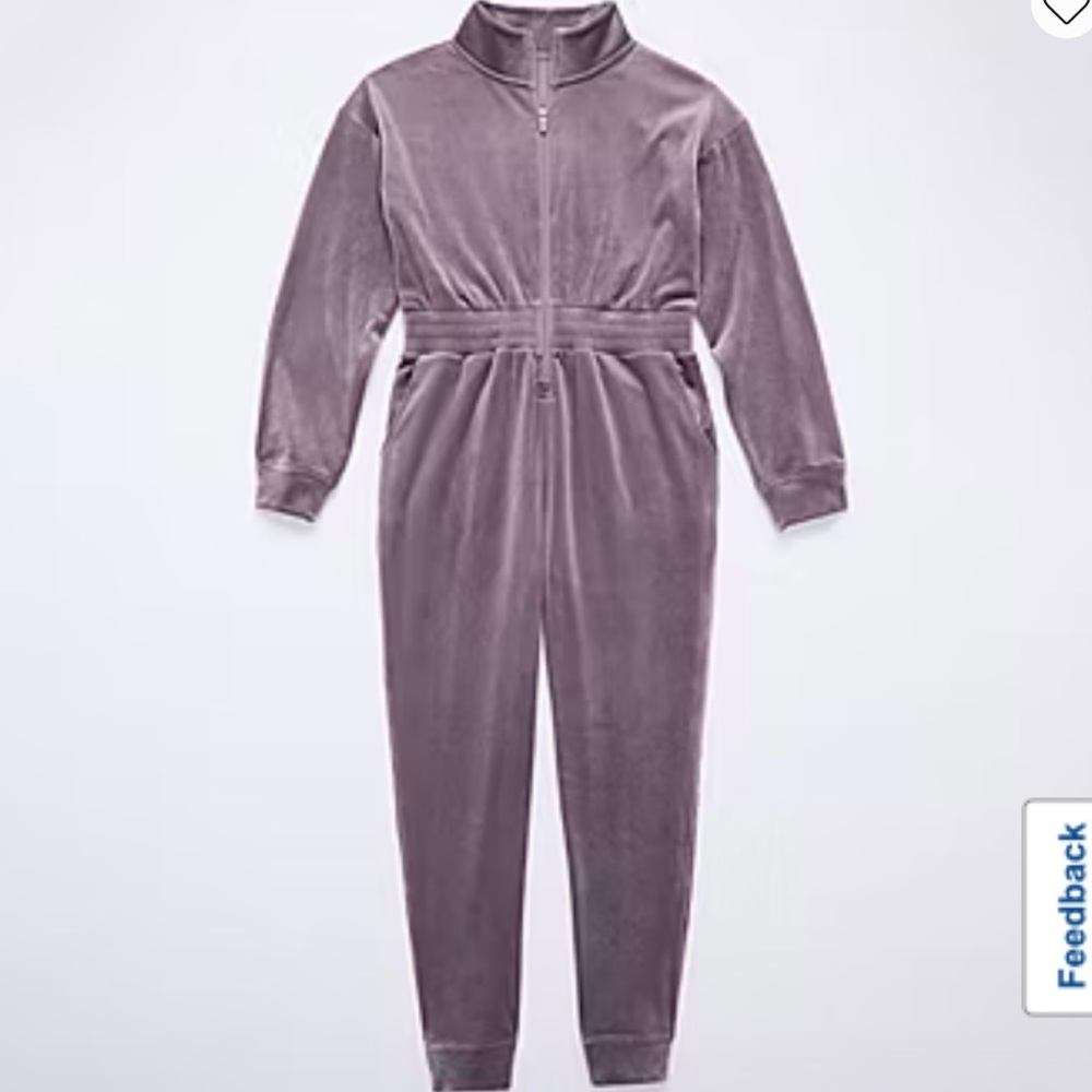 Vintage Violet/Purple Velour Jumpsuit